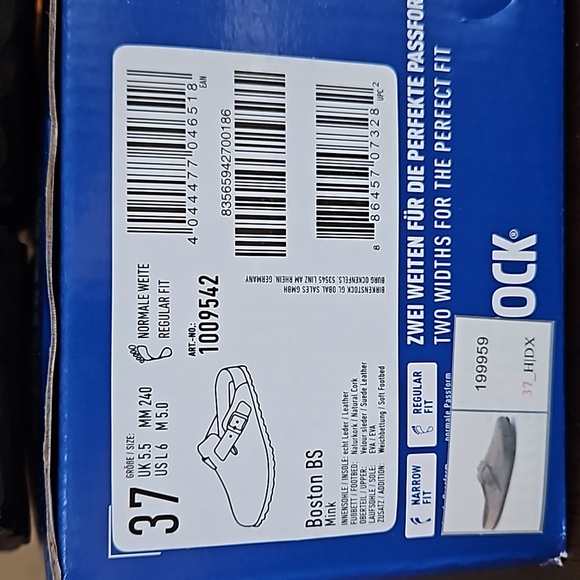 Birkenstock Boston clog size 6-6.5 (37) - Picture 2 of 8